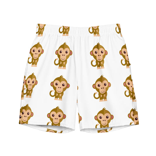 Monkey likes swimming - Men's swim trunks